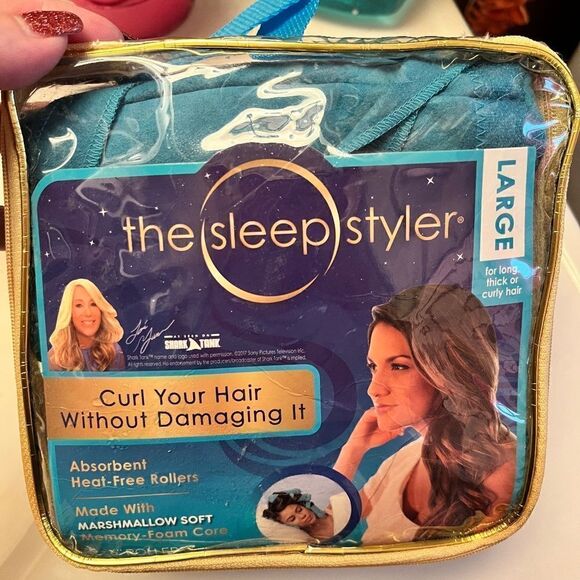 The Sleep Styler Large Like NEW In original package Curlers Overnight Curls main image 14